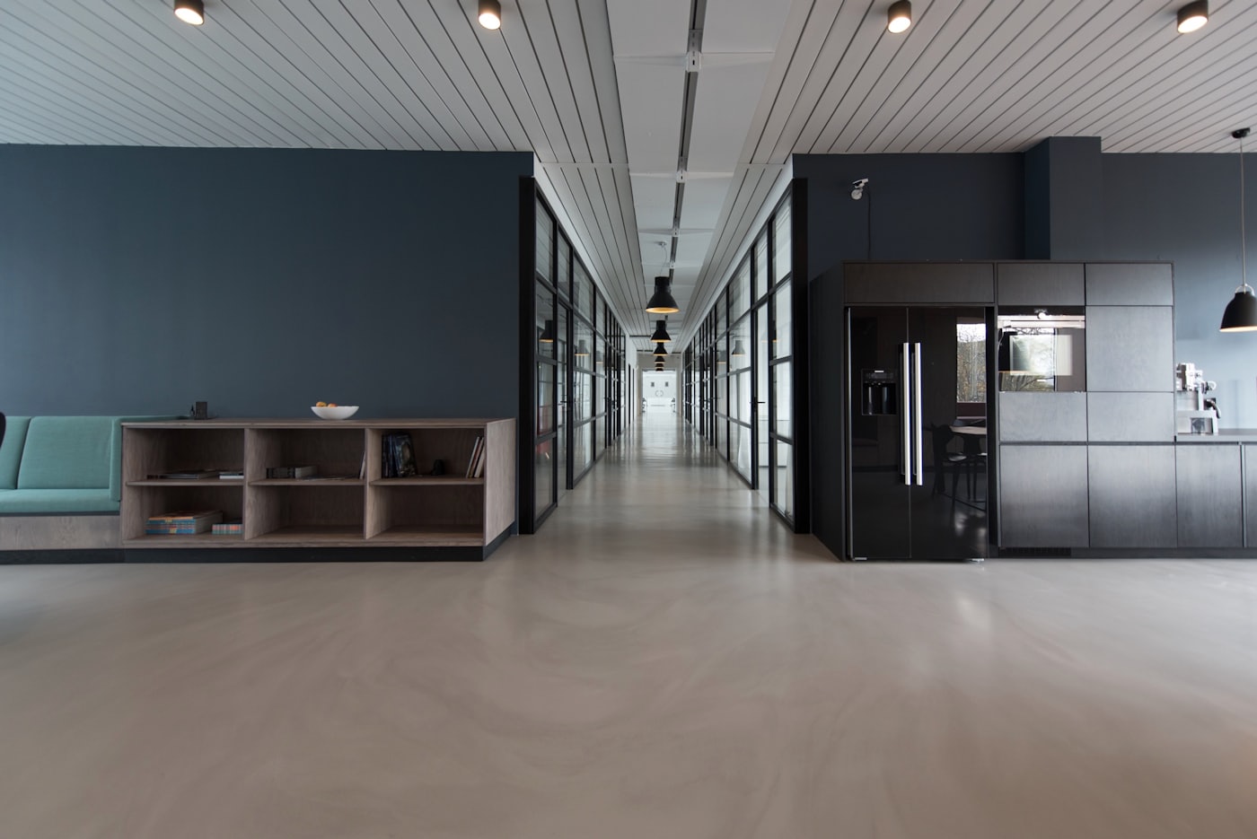 A commercial office interior